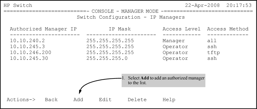 hp device access manager