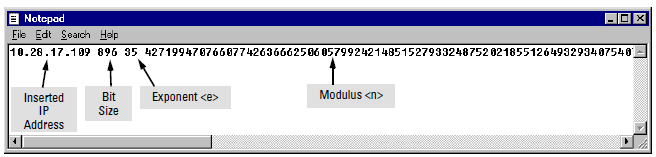 Example of a switch public key edited to include the switch’s IP address