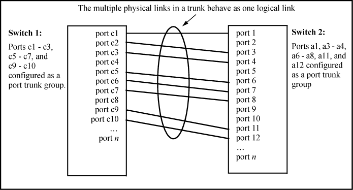 Conceptual Example: of port trunking